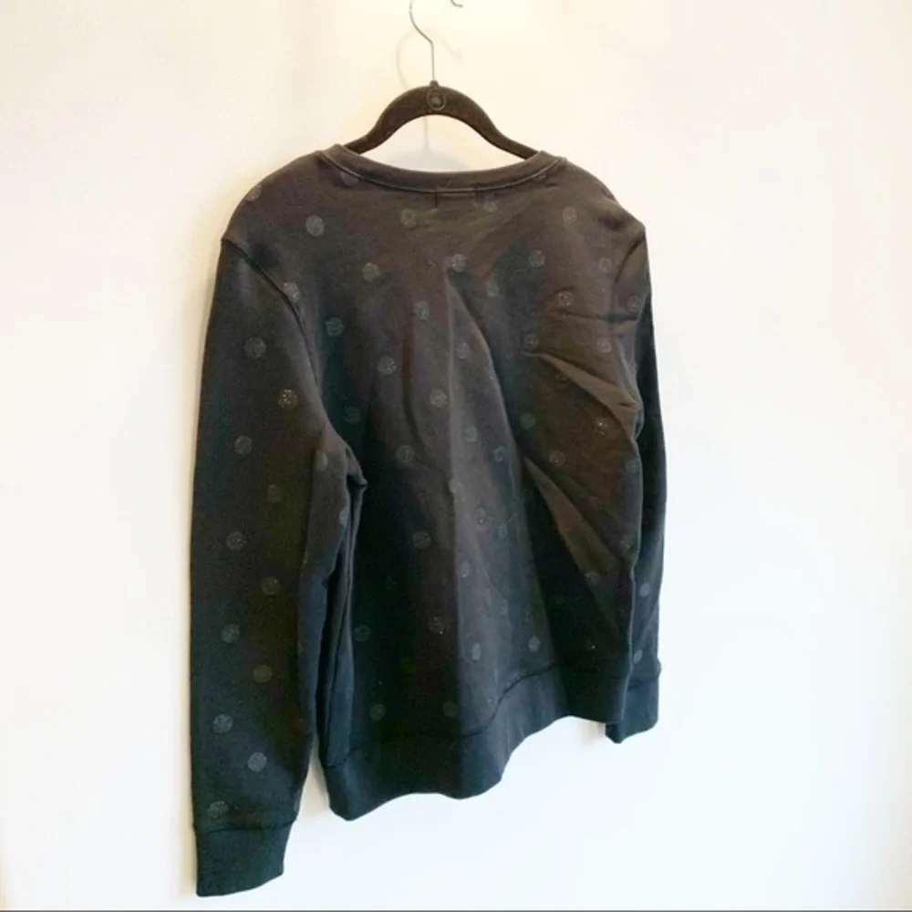 KATE SPADE NEW YORK Glitter Dot Bow Sweatshirt in Size Small